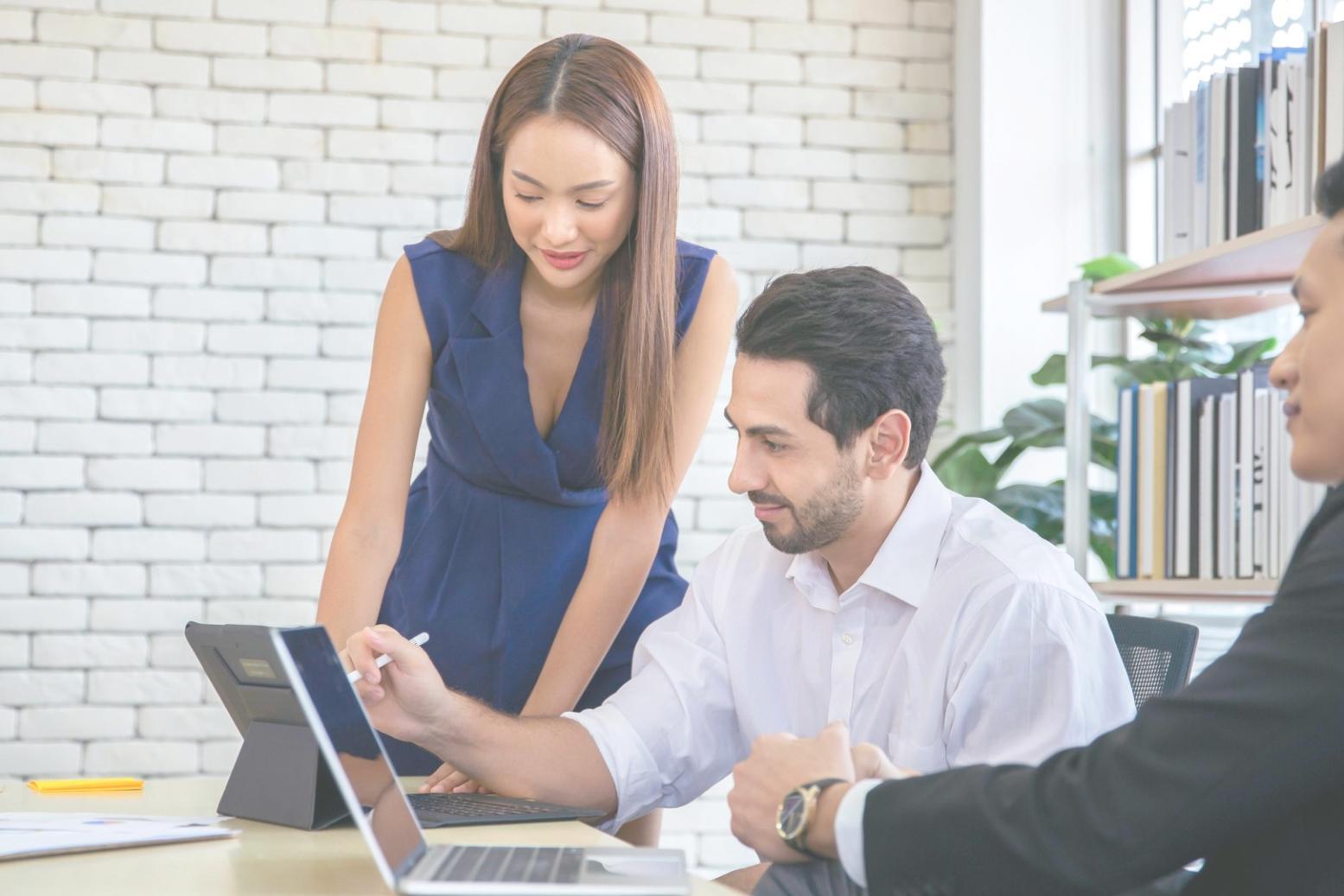 Active trading desk environment with market data displays
